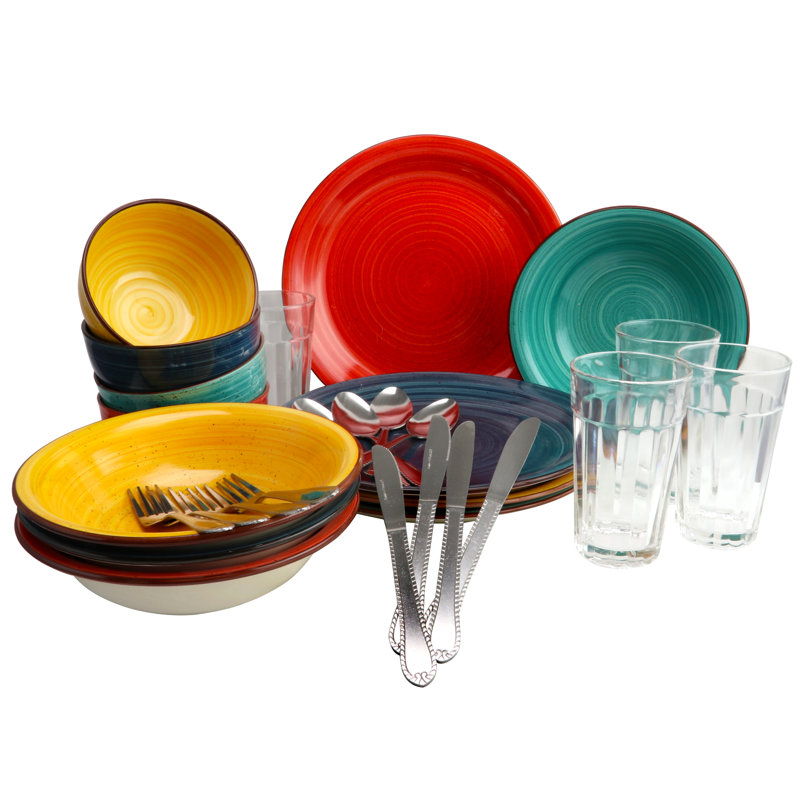 World Menagerie Mississauga Dinnerware Set Service for 4 & Reviews